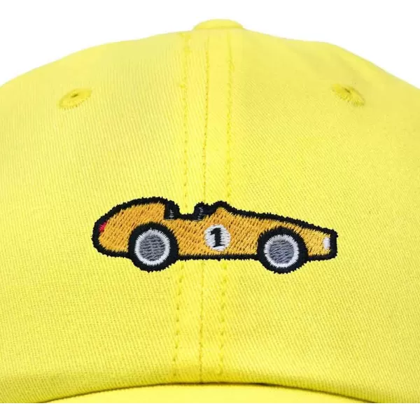 DALIX Race Car Embroidered Dad Cap Classic Cotton Baseball Hat Mens
