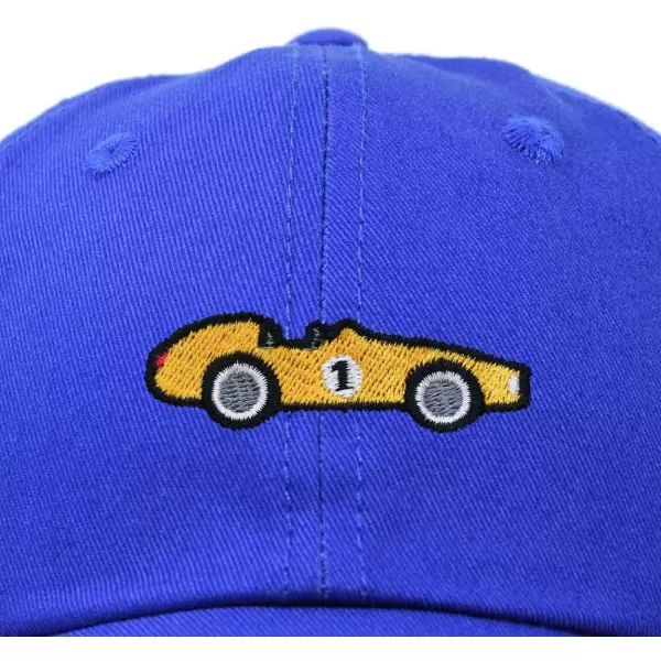 DALIX Race Car Embroidered Dad Cap Classic Cotton Baseball Hat Mens