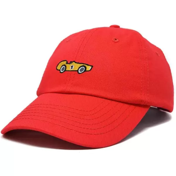 DALIX Race Car Embroidered Dad Cap Classic Cotton Baseball Hat Mens