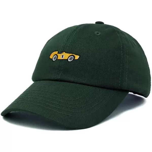 DALIX Race Car Embroidered Dad Cap Classic Cotton Baseball Hat Mens