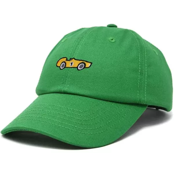 DALIX Race Car Embroidered Dad Cap Classic Cotton Baseball Hat Mens