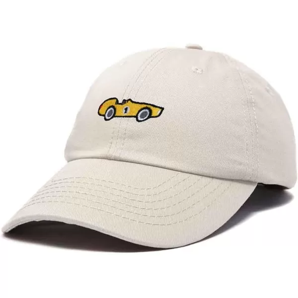 DALIX Race Car Embroidered Dad Cap Classic Cotton Baseball Hat Mens