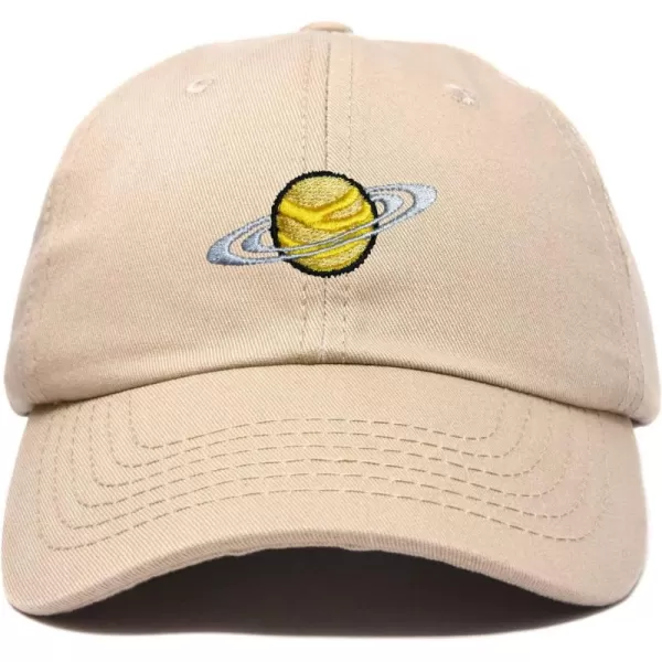 DALIX Embroidered Saturn Baseball Cap Cotton Dad Hat Men
