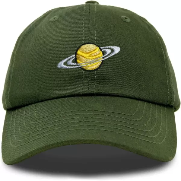 DALIX Embroidered Saturn Baseball Cap Cotton Dad Hat Men