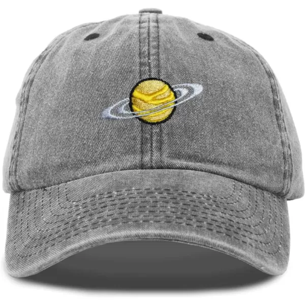 DALIX Embroidered Saturn Baseball Cap Cotton Dad Hat Men