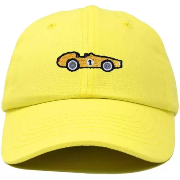 DALIX Race Car Embroidered Dad Cap Classic Cotton Baseball Hat Mens