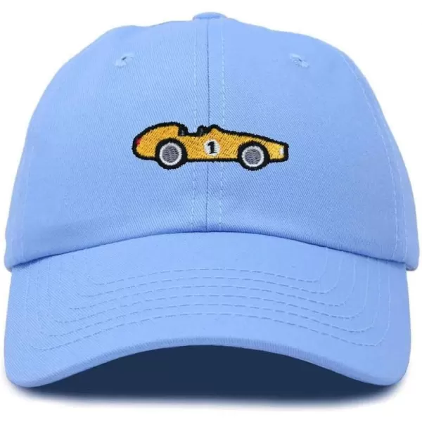 DALIX Race Car Embroidered Dad Cap Classic Cotton Baseball Hat Mens