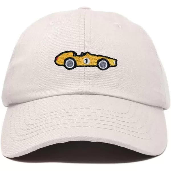 DALIX Race Car Embroidered Dad Cap Classic Cotton Baseball Hat Mens