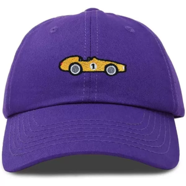 DALIX Race Car Embroidered Dad Cap Classic Cotton Baseball Hat Mens
