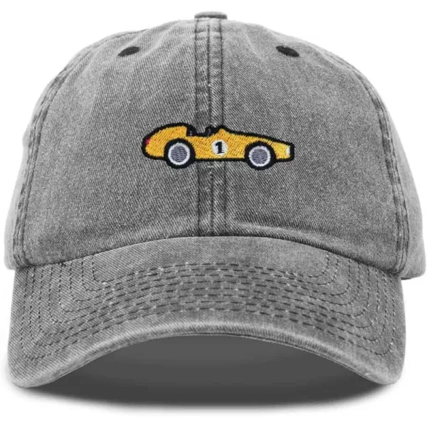 DALIX Race Car Embroidered Dad Cap Classic Cotton Baseball Hat Mens