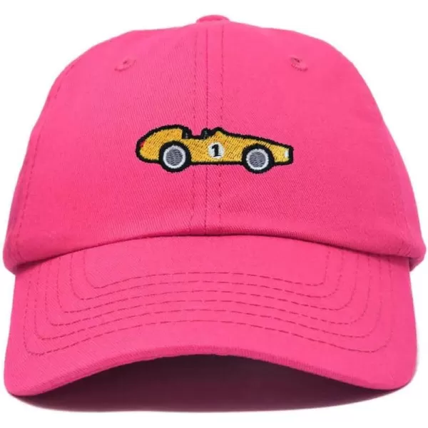 DALIX Race Car Embroidered Dad Cap Classic Cotton Baseball Hat Mens