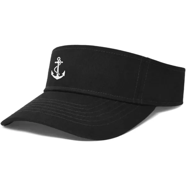 DALIX Anchor Embroidered Hat Adjustable Cotton Men Women Classic