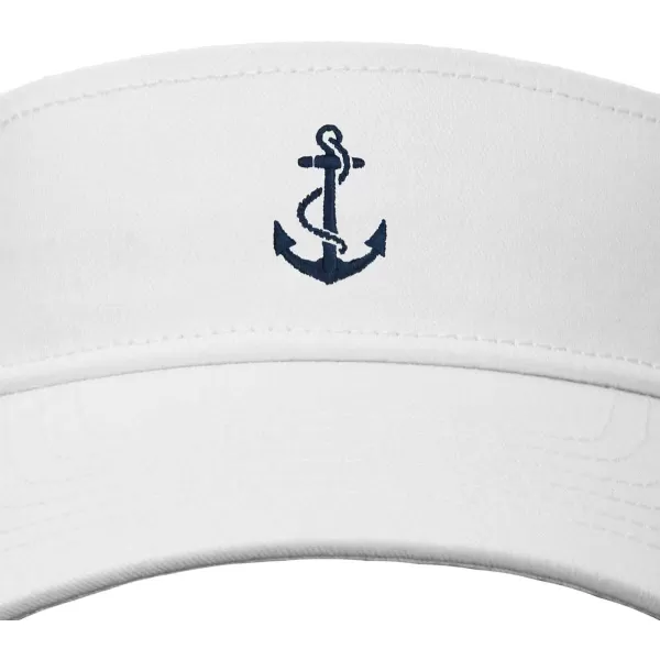 DALIX Anchor Embroidered Hat Adjustable Cotton Men Women Classic