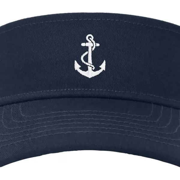 DALIX Anchor Embroidered Hat Adjustable Cotton Men Women Classic