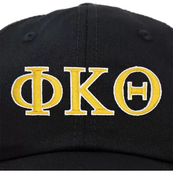 DALIX Phi Kappa Theta Greek Letters Ball Cap Embroidered Hat