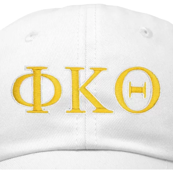 DALIX Phi Kappa Theta Greek Letters Ball Cap Embroidered Hat