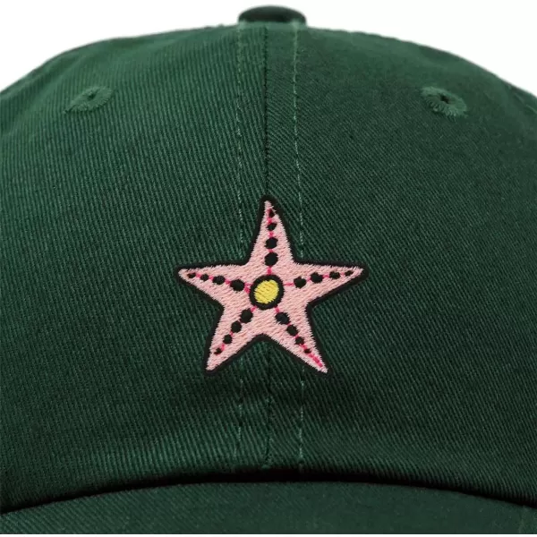 DALIX Starfish Cotton Dad Cap Embroidered Baseball Hat