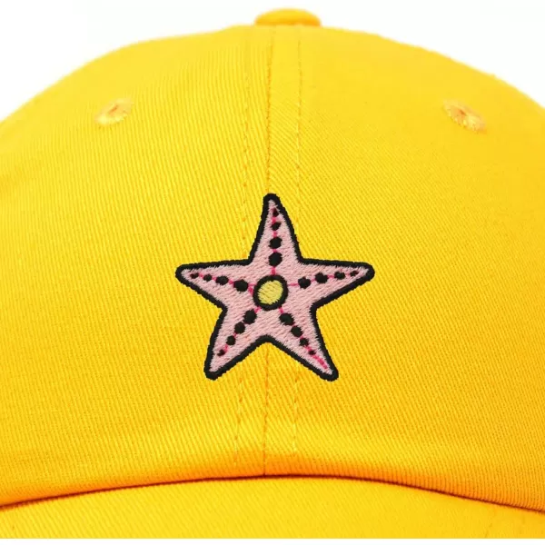 DALIX Starfish Cotton Dad Cap Embroidered Baseball Hat