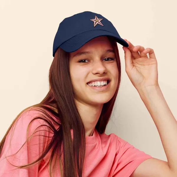 DALIX Starfish Cotton Dad Cap Embroidered Baseball Hat