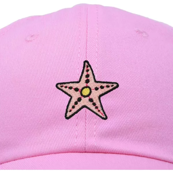 DALIX Starfish Cotton Dad Cap Embroidered Baseball Hat