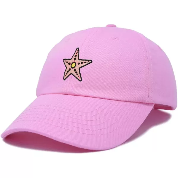 DALIX Starfish Cotton Dad Cap Embroidered Baseball Hat