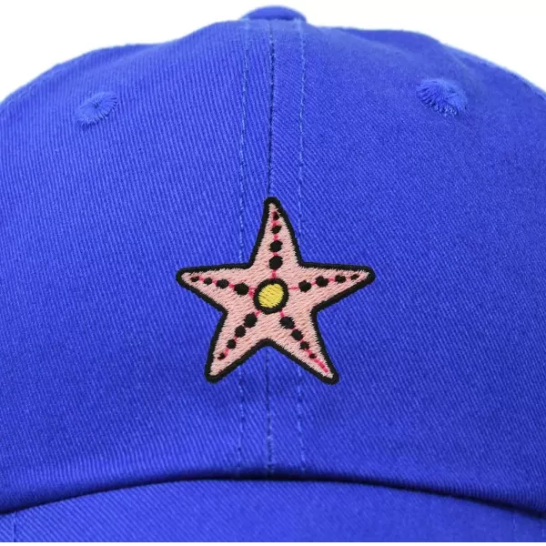 DALIX Starfish Cotton Dad Cap Embroidered Baseball Hat