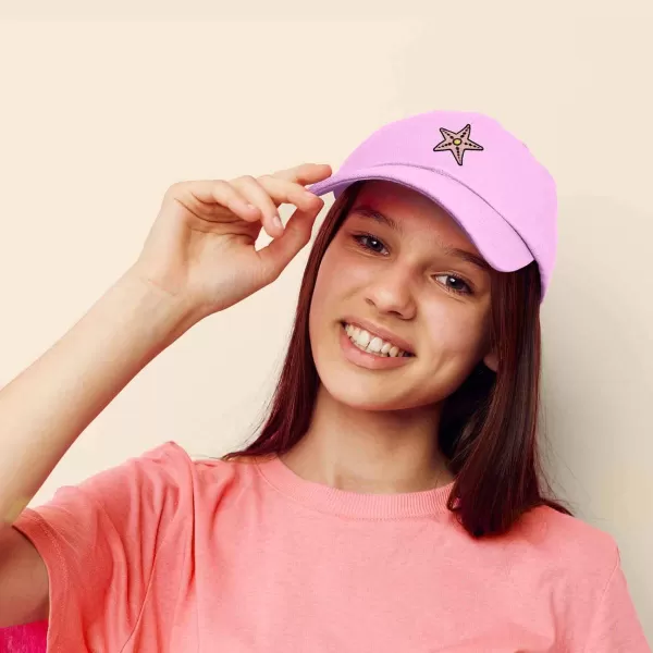 DALIX Starfish Cotton Dad Cap Embroidered Baseball Hat