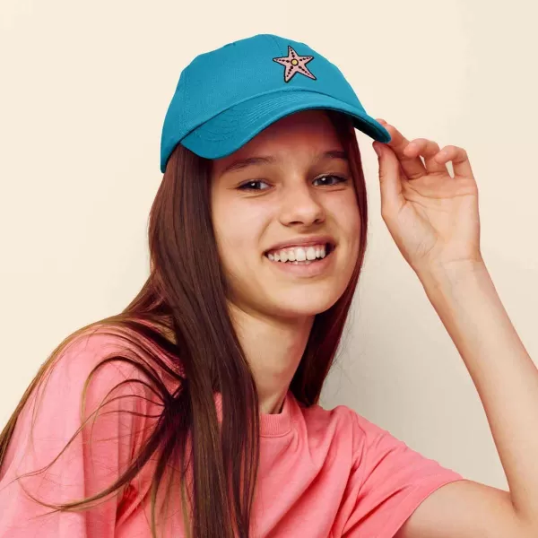 DALIX Starfish Cotton Dad Cap Embroidered Baseball Hat