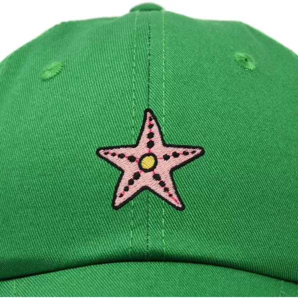 DALIX Starfish Cotton Dad Cap Embroidered Baseball Hat