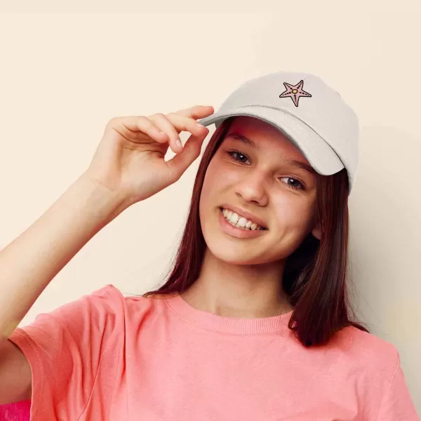 DALIX Starfish Cotton Dad Cap Embroidered Baseball Hat