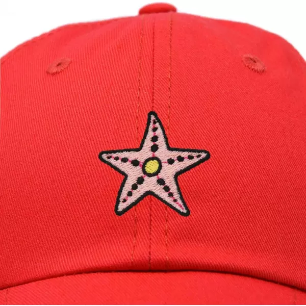 DALIX Starfish Cotton Dad Cap Embroidered Baseball Hat