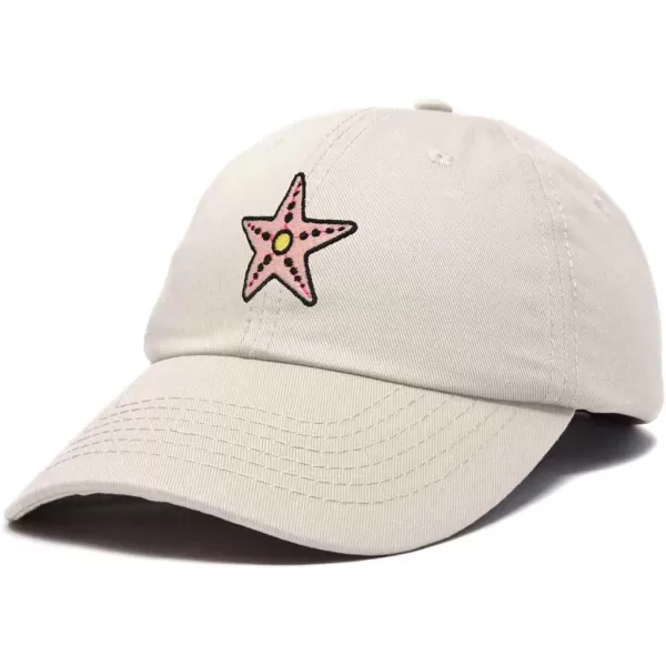 DALIX Starfish Cotton Dad Cap Embroidered Baseball Hat