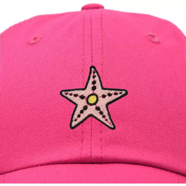 DALIX Starfish Cotton Dad Cap Embroidered Baseball Hat
