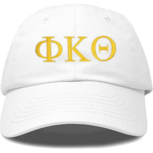 DALIX Phi Kappa Theta Greek Letters Ball Cap Embroidered Hat
