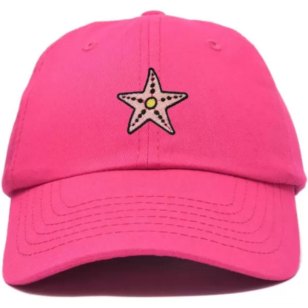 DALIX Starfish Cotton Dad Cap Embroidered Baseball Hat