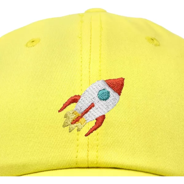 DALIX Rocket Hat Space Dad Caps Embroidered Custom Cap Cotton Hats NASA