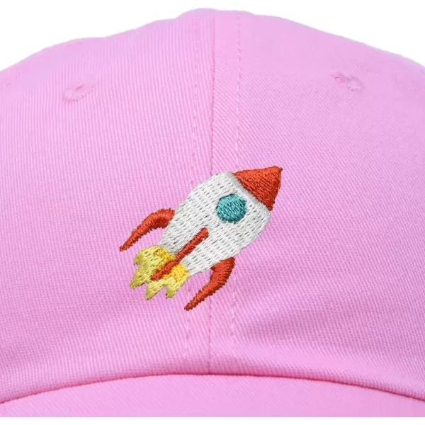 DALIX Rocket Hat Space Dad Caps Embroidered Custom Cap Cotton Hats NASA