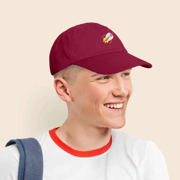 DALIX Rocket Hat Space Dad Caps Embroidered Custom Cap Cotton Hats NASA