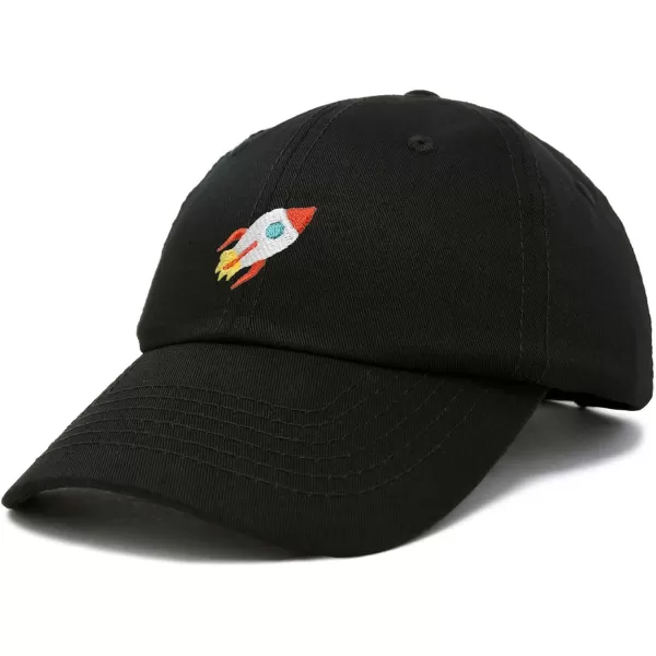 DALIX Rocket Hat Space Dad Caps Embroidered Custom Cap Cotton Hats NASA