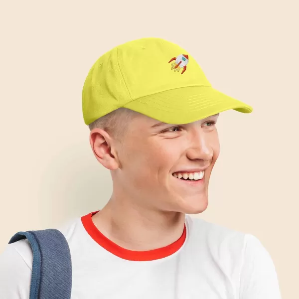 DALIX Rocket Hat Space Dad Caps Embroidered Custom Cap Cotton Hats NASA