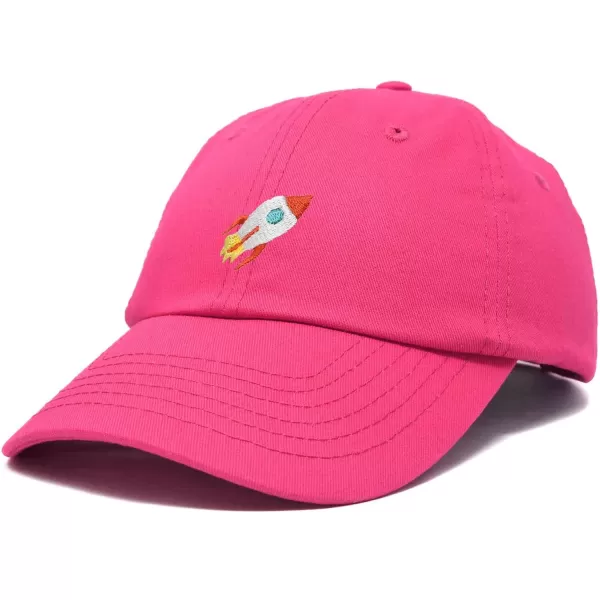 DALIX Rocket Hat Space Dad Caps Embroidered Custom Cap Cotton Hats NASA