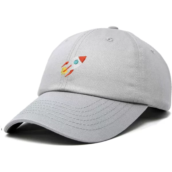DALIX Rocket Hat Space Dad Caps Embroidered Custom Cap Cotton Hats NASA