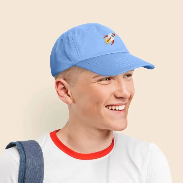 DALIX Rocket Hat Space Dad Caps Embroidered Custom Cap Cotton Hats NASA