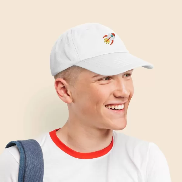 DALIX Rocket Hat Space Dad Caps Embroidered Custom Cap Cotton Hats NASA