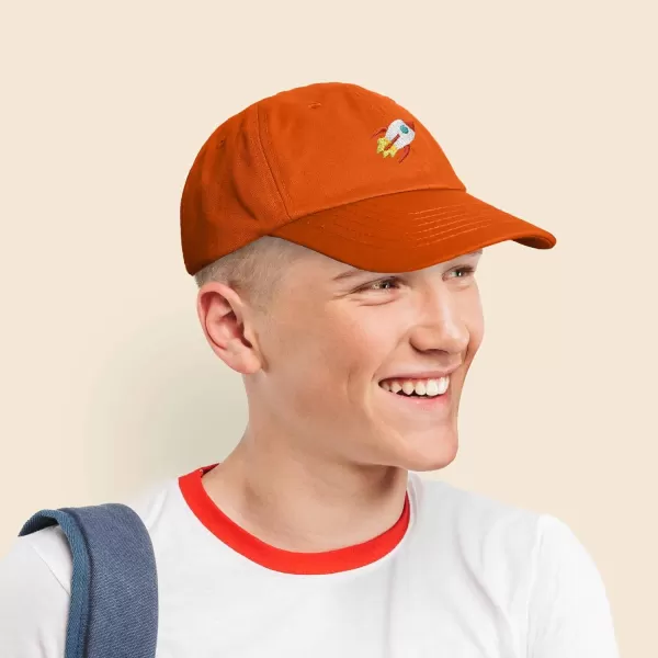 DALIX Rocket Hat Space Dad Caps Embroidered Custom Cap Cotton Hats NASA