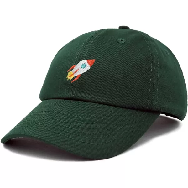DALIX Rocket Hat Space Dad Caps Embroidered Custom Cap Cotton Hats NASA
