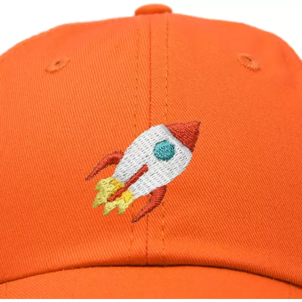 DALIX Rocket Hat Space Dad Caps Embroidered Custom Cap Cotton Hats NASA