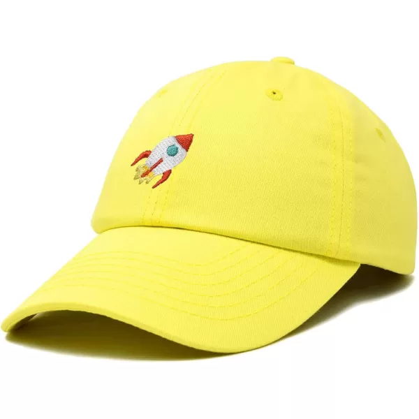 DALIX Rocket Hat Space Dad Caps Embroidered Custom Cap Cotton Hats NASA