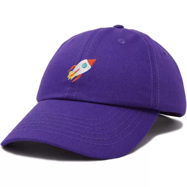 DALIX Rocket Hat Space Dad Caps Embroidered Custom Cap Cotton Hats NASA