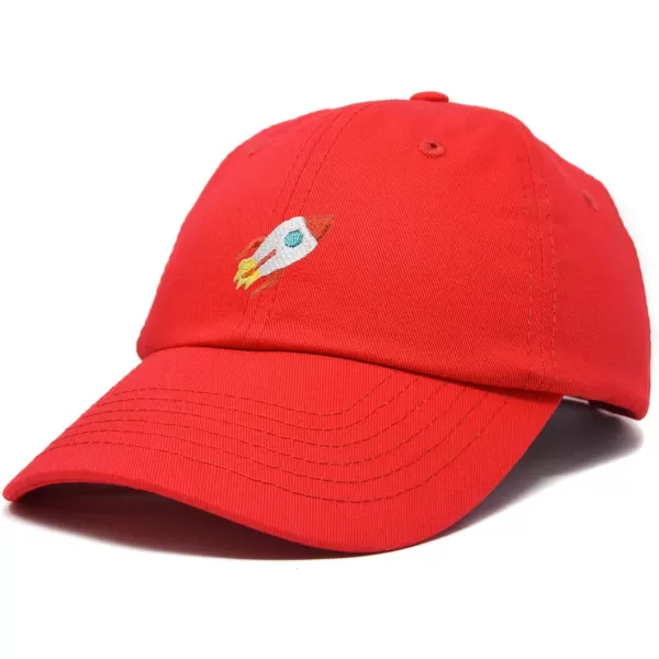 DALIX Rocket Hat Space Dad Caps Embroidered Custom Cap Cotton Hats NASA